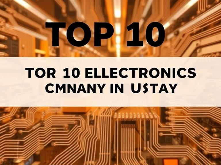 Top 10 Electronics Company in USA for 2026 Top 10 Electronics Company in USA for 2026